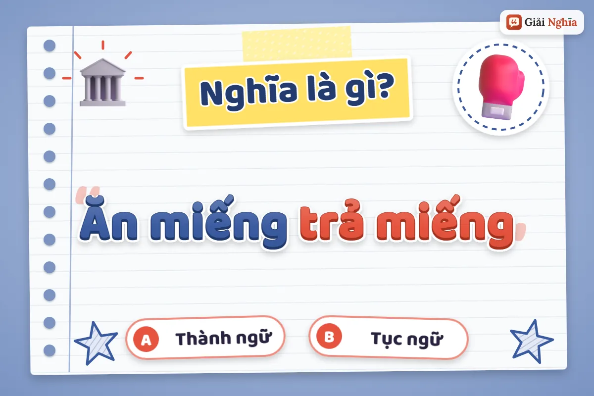 Ăn miếng trả miếng là gì