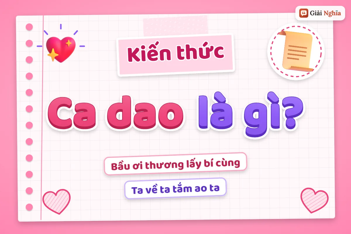 Ca dao là gì
