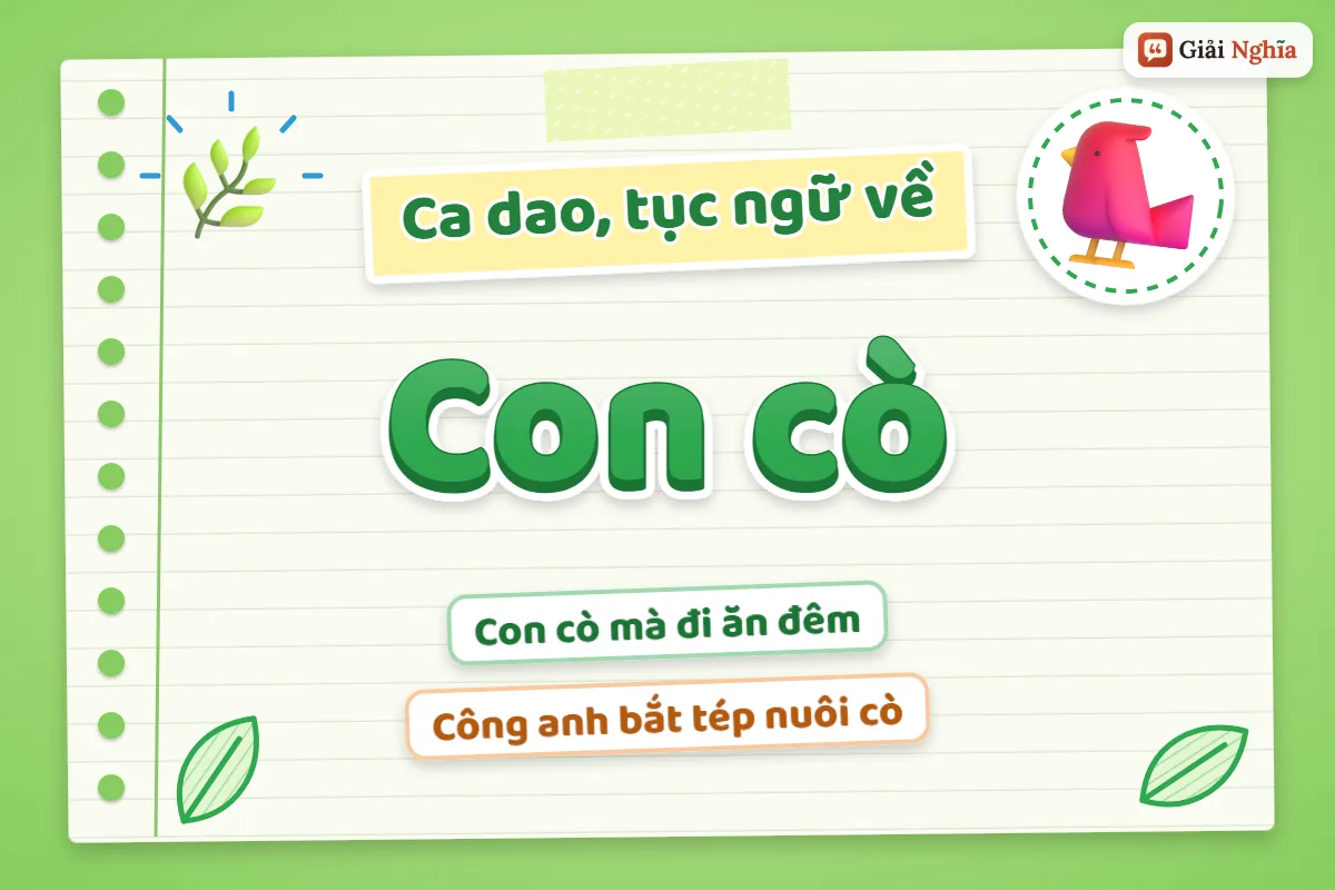 Ca dao tục ngữ về con cò