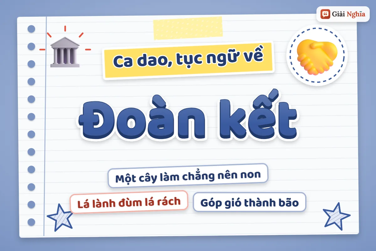 Ca dao tục ngữ về đoàn kết