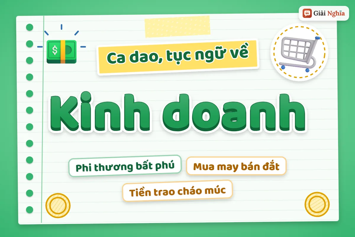 Ca dao tục ngữ về kinh doanh