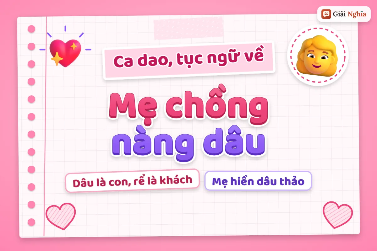 Ca dao tục ngữ về mẹ chồng nàng dâu