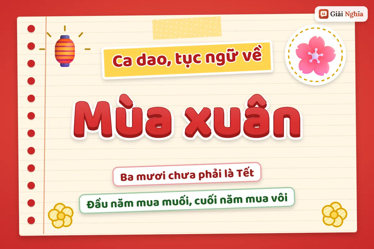 Ca dao tục ngữ về mùa xuân