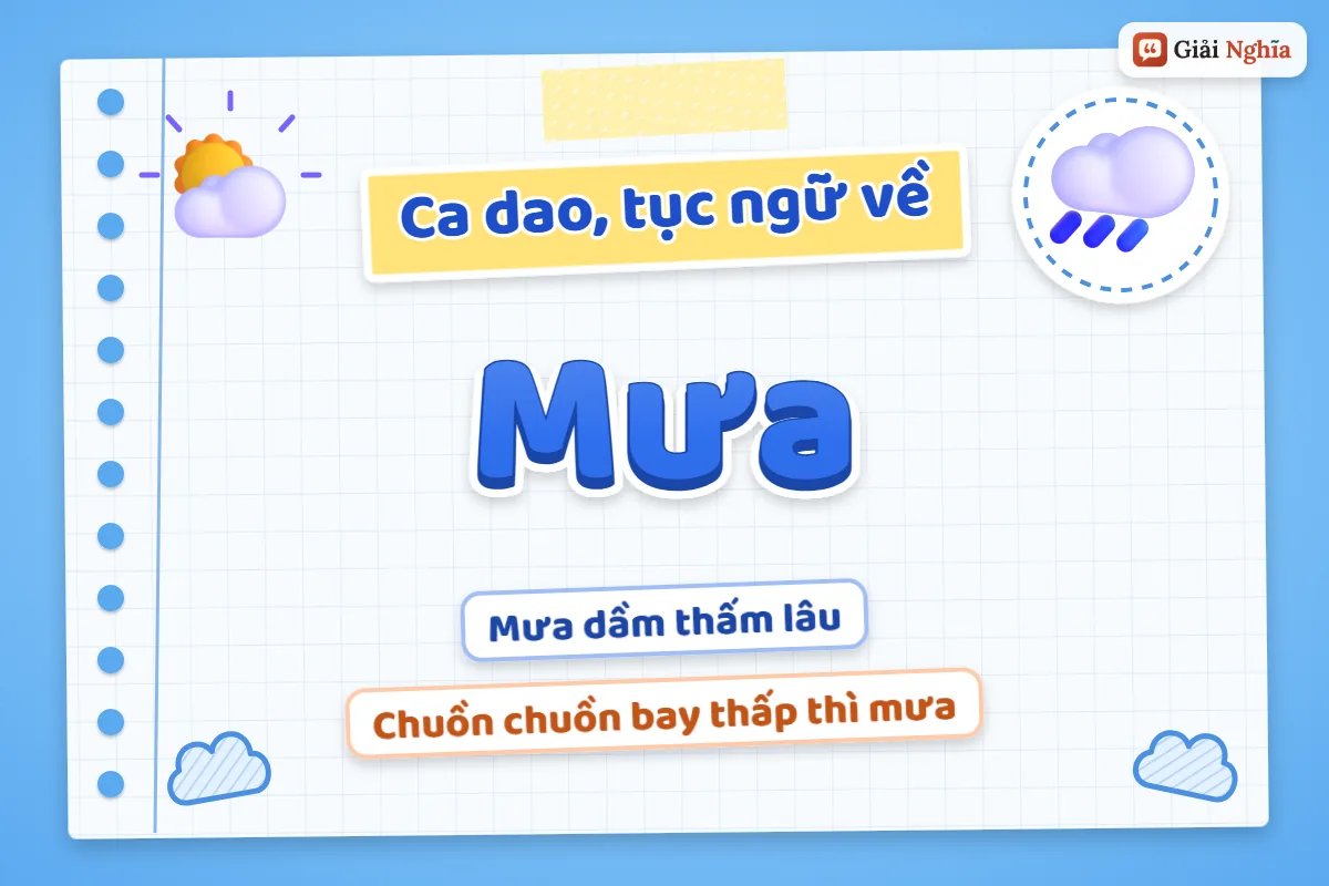 Ca dao tục ngữ về mưa