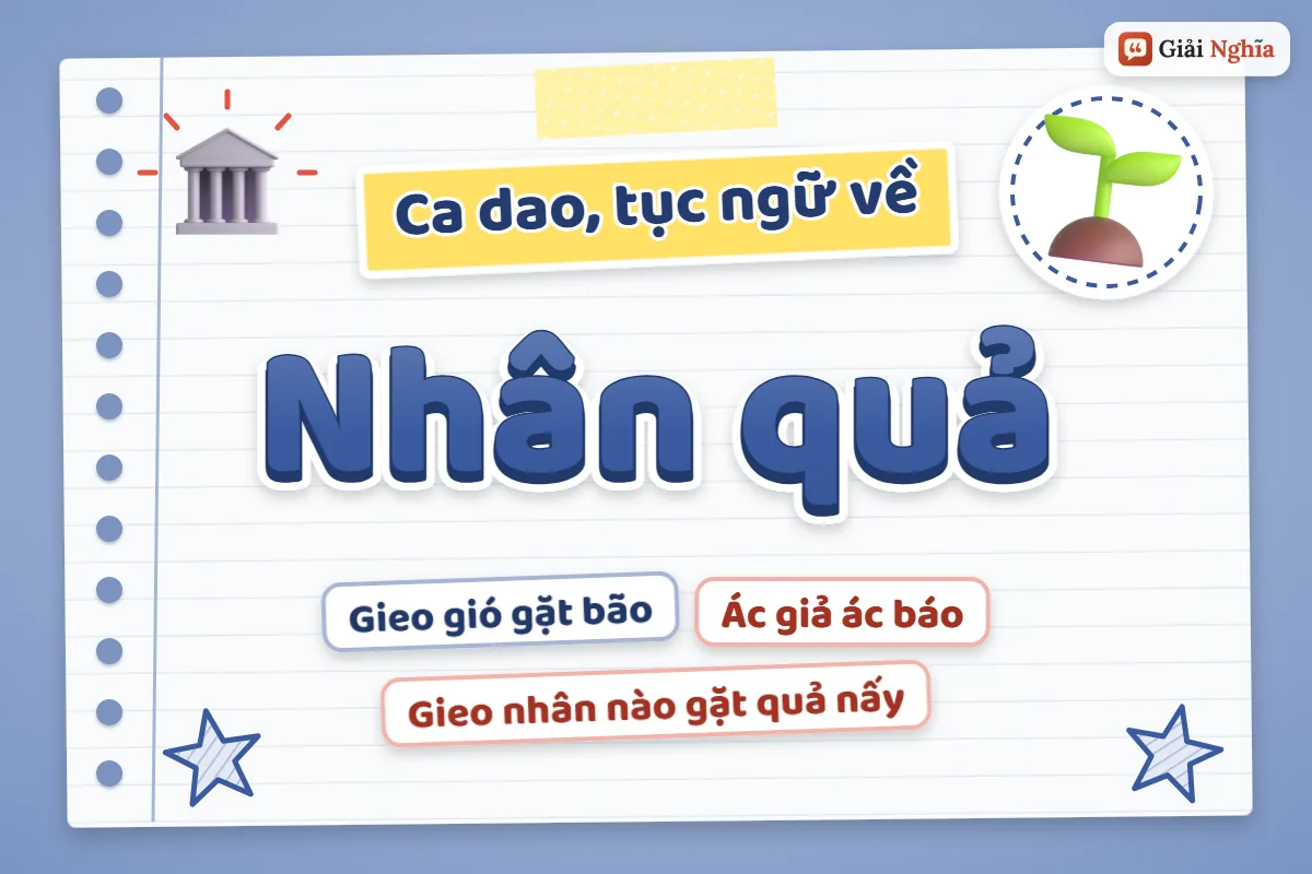 Ca dao tục ngữ về nhân quả