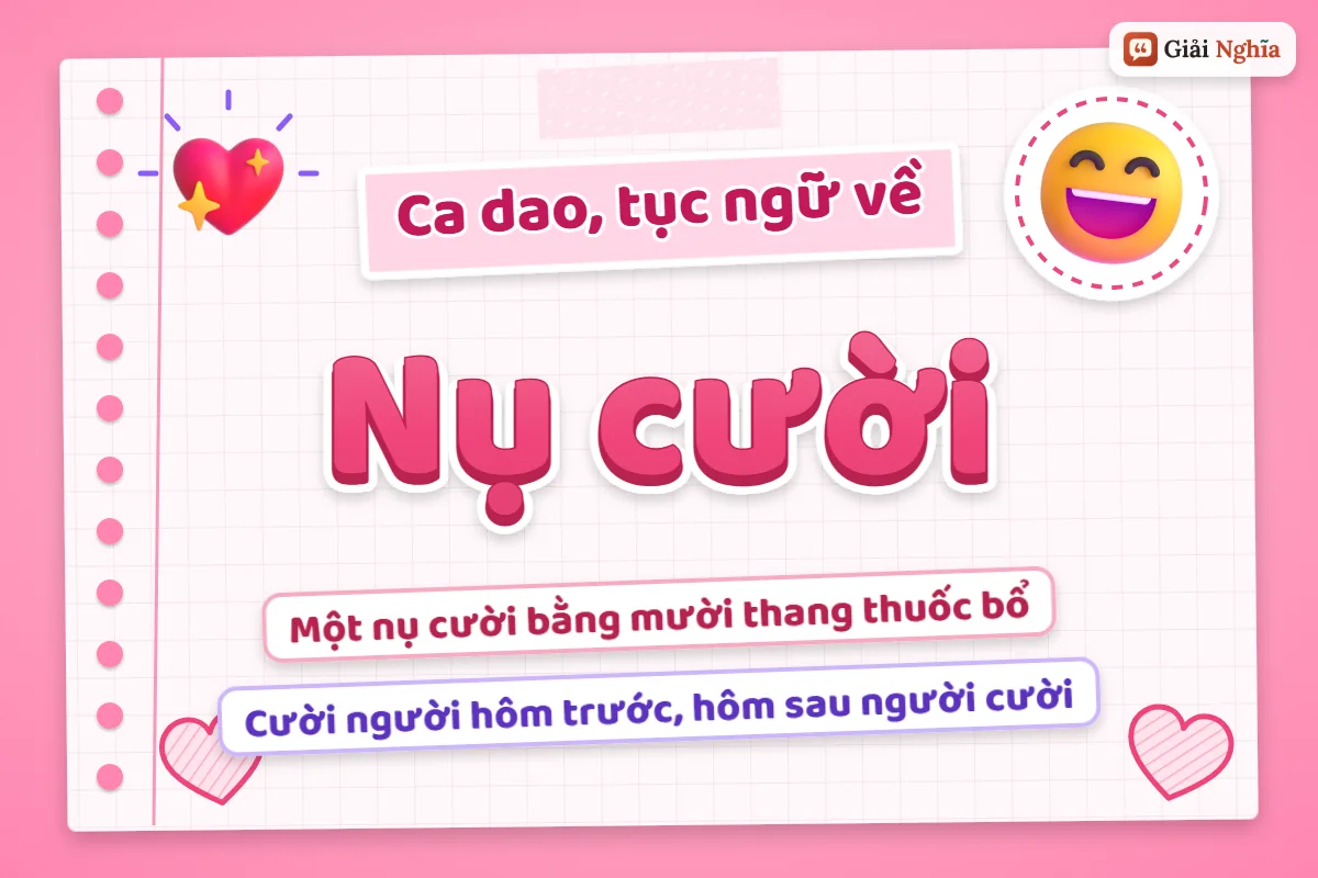 Ca dao tục ngữ về nụ cười