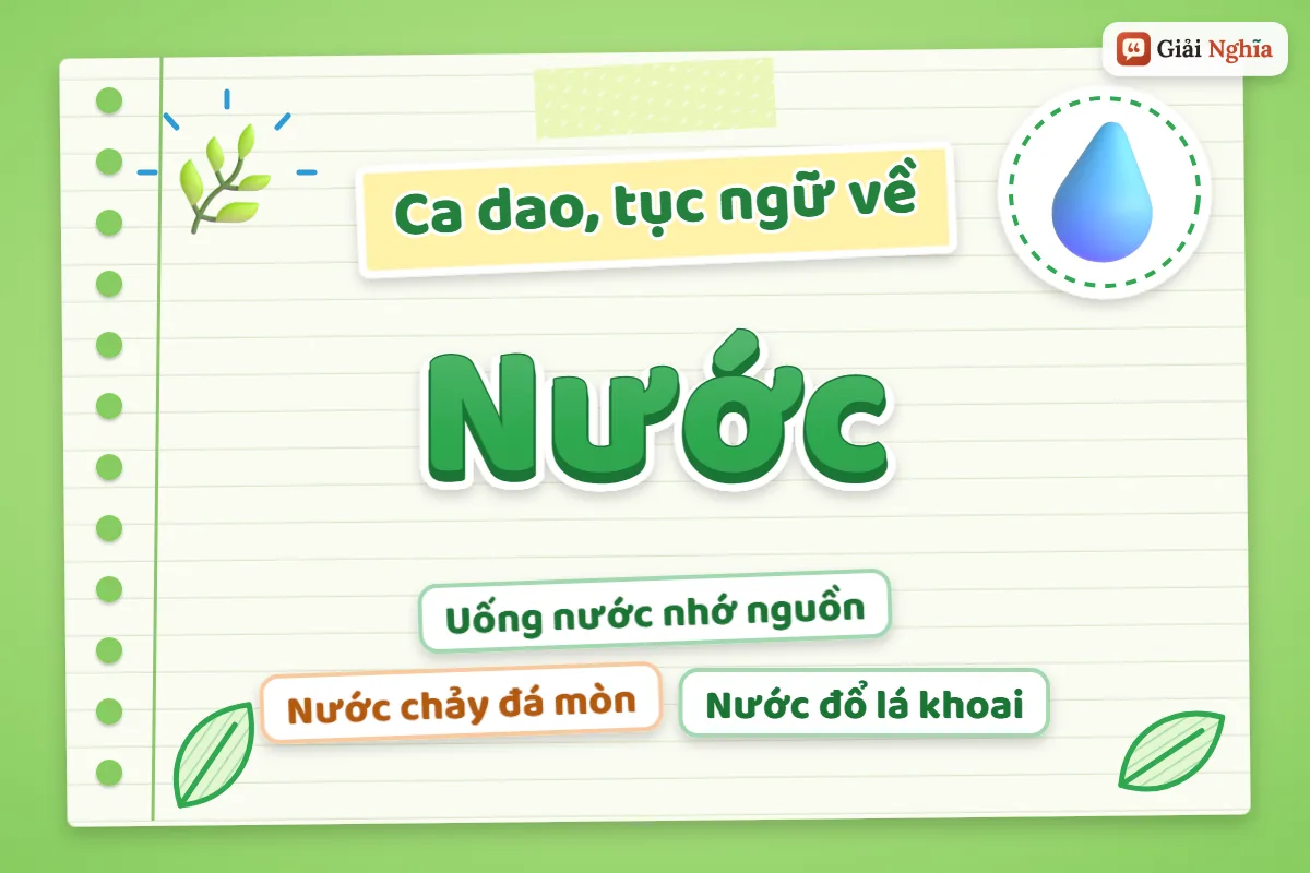 Ca dao tục ngữ về nước
