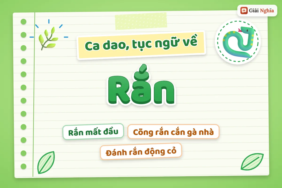 Ca dao tục ngữ về rắn