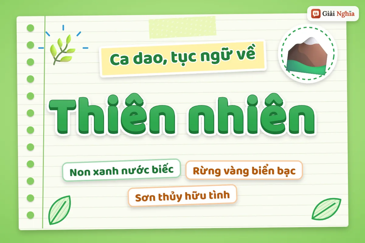 Ca dao tục ngữ về thiên nhiên