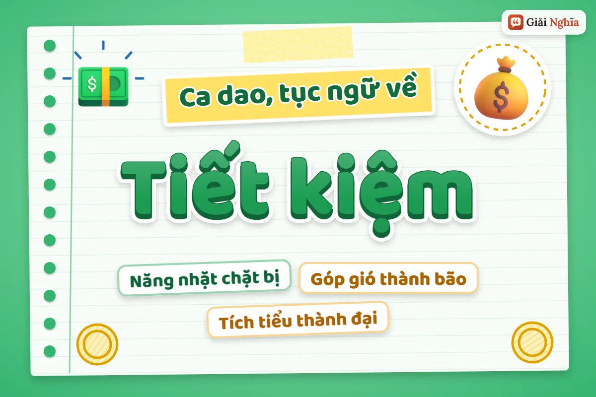 Ca dao tục ngữ về tiết kiệm