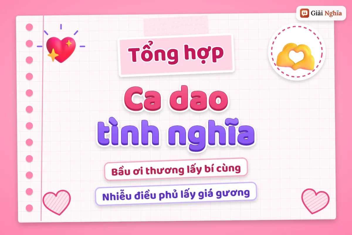 Ca dao yêu thương tình nghĩa