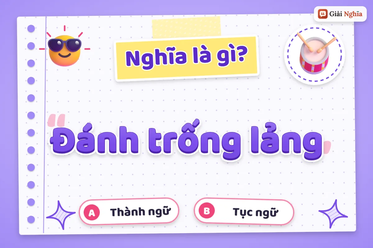Đánh trống lảng là gì