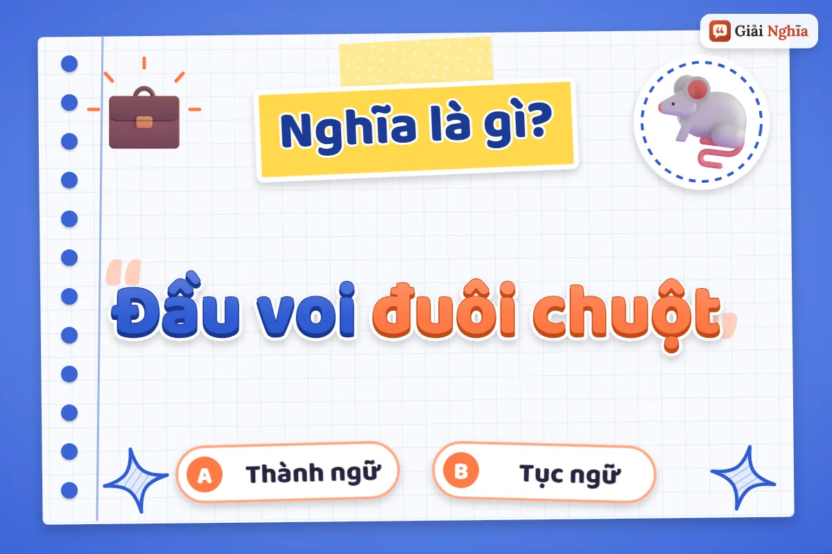 Đầu voi đuôi chuột nghĩa là gì