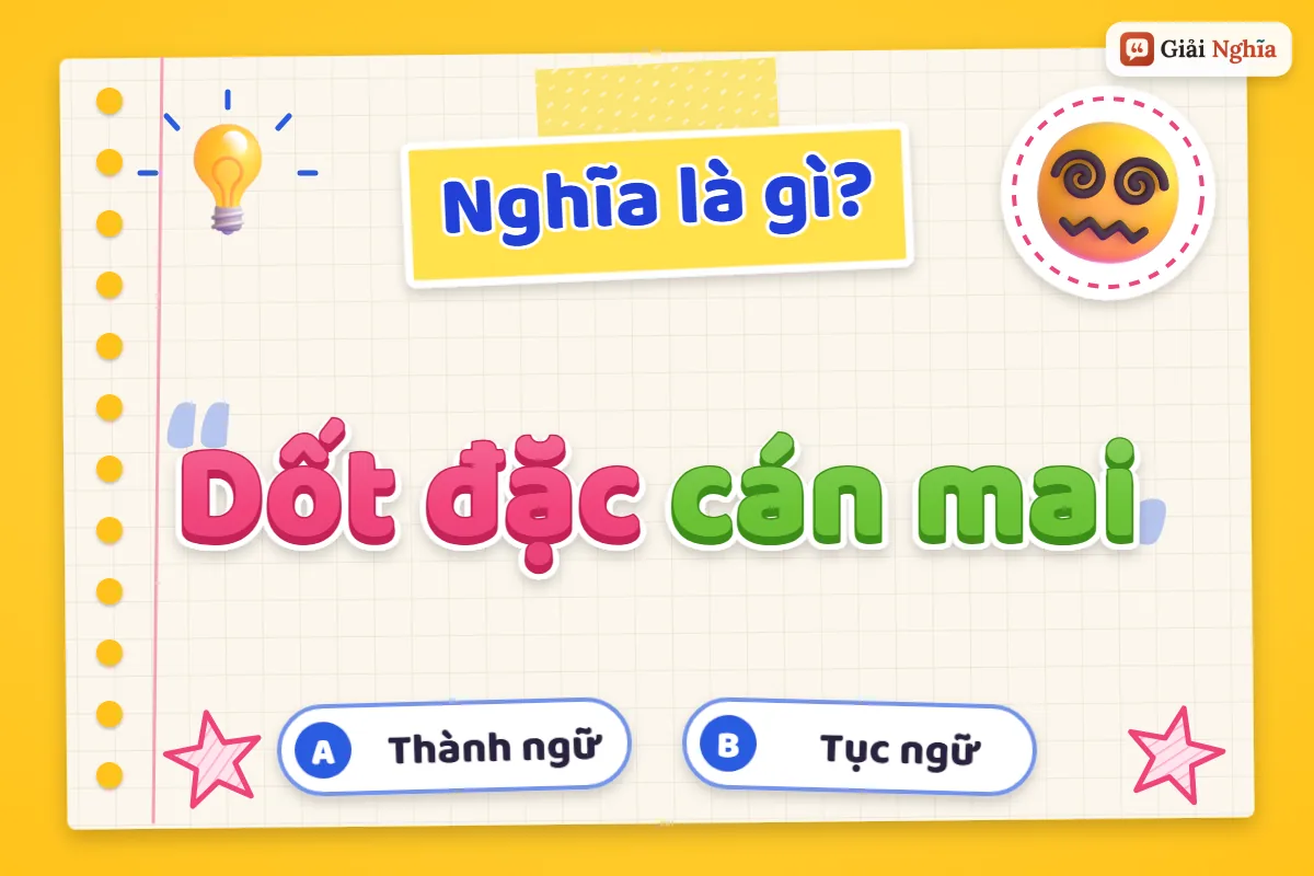 Dốt đặc cán mai nghĩa là gì