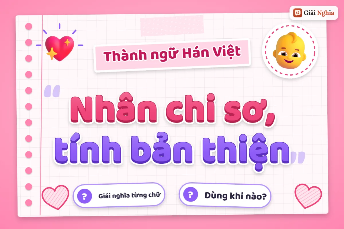 Nhân chi sơ, tính bản thiện là gì