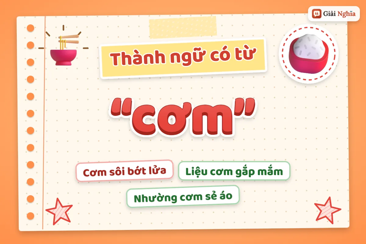 Thành ngữ có từ cơm