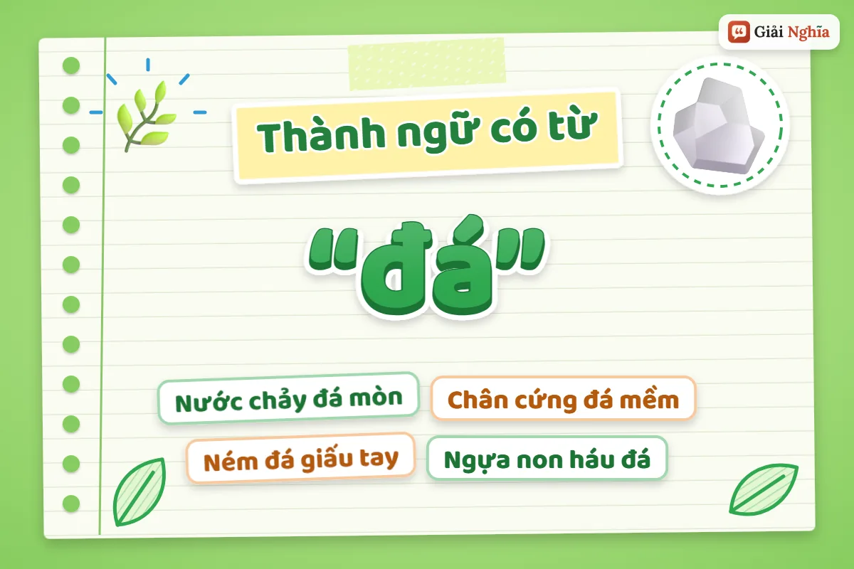 Thành ngữ có từ đá