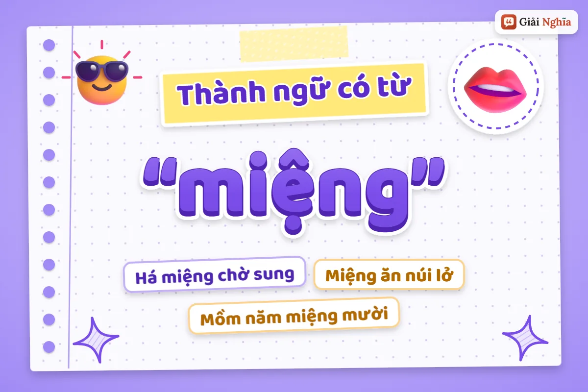 Thành ngữ có từ miệng