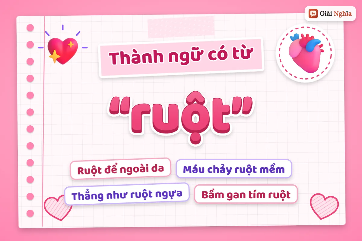 Thành ngữ có từ ruột