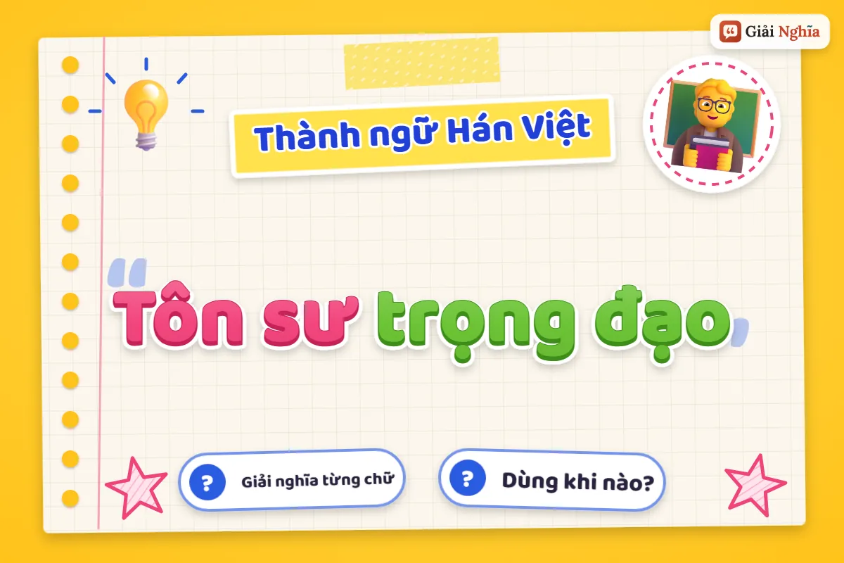 Tôn sư trọng đạo là gì