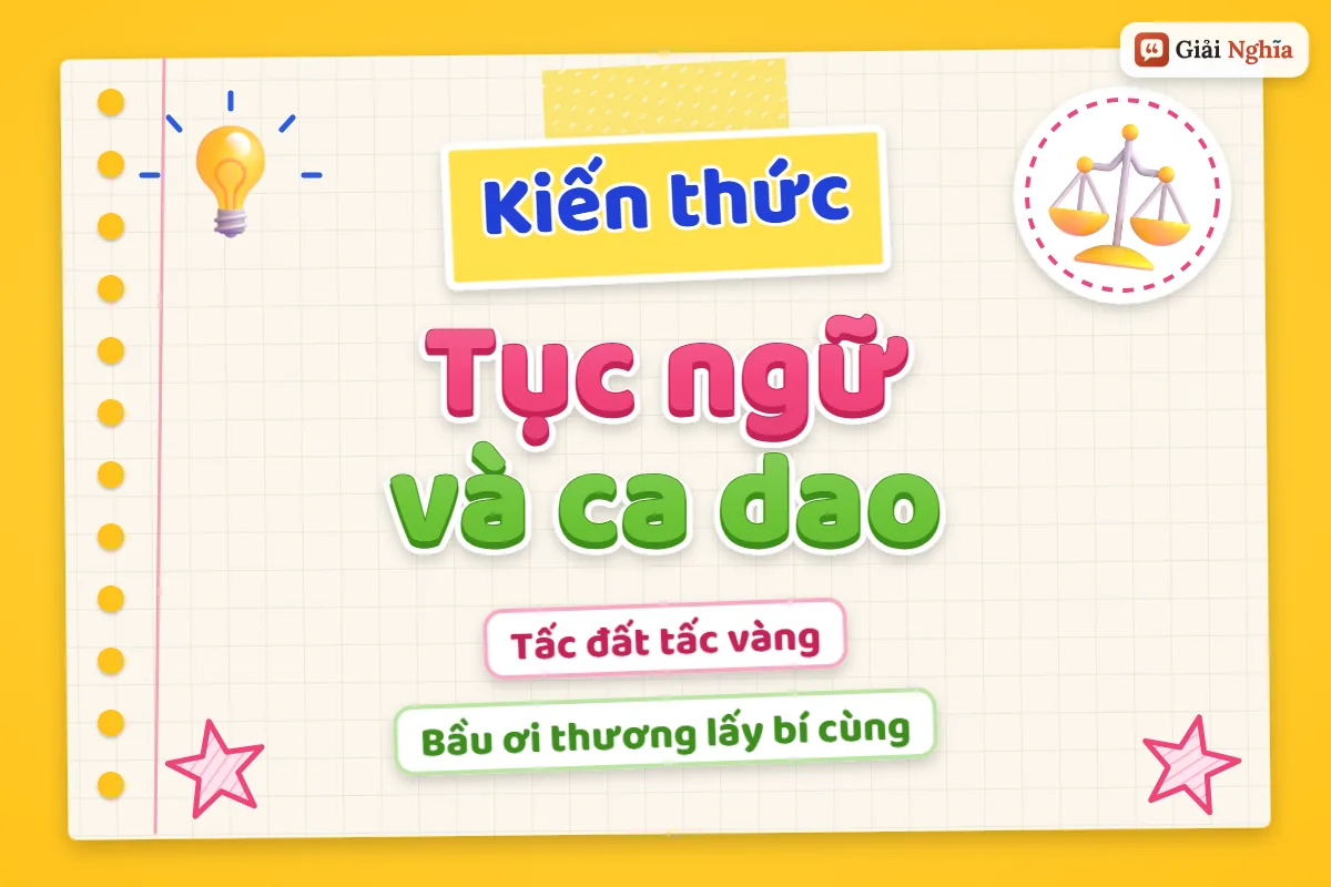 Tục ngữ và ca dao khác nhau
